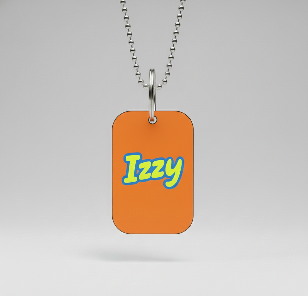 Izzy Tag – Orange (Pack of 3)