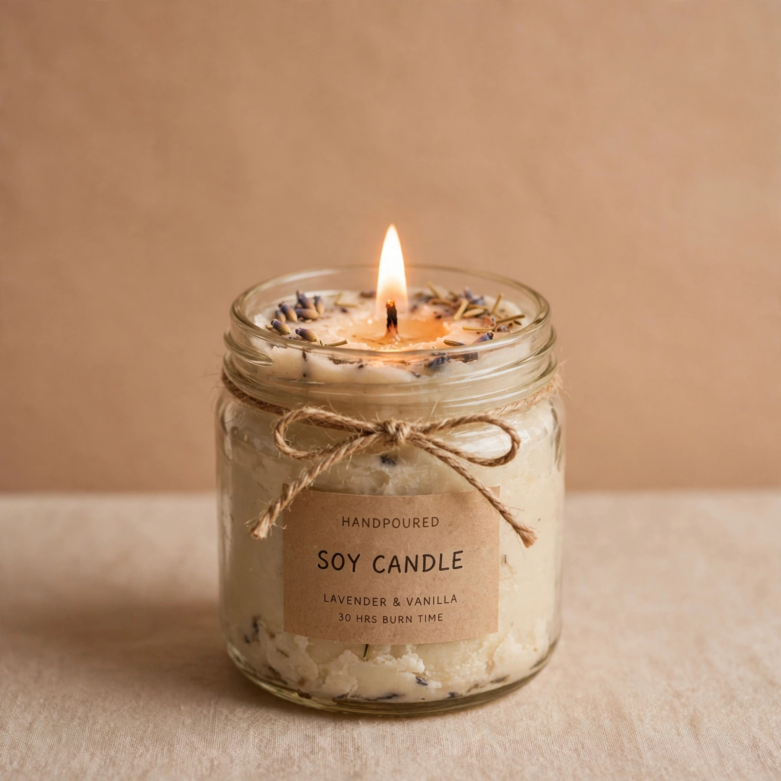 Handmade candle
